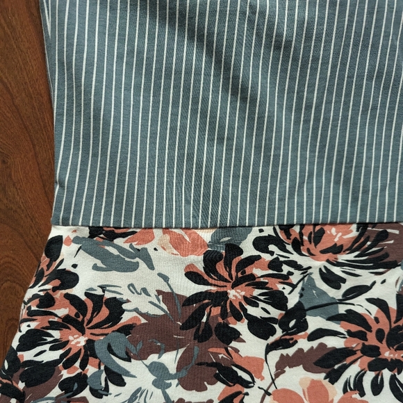 PACT Organic Cotton Fit n Flare Floral Strappy Dress Size Large - Picture 7 of 10